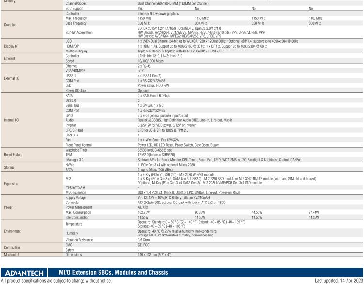 研華MIO-5393 第九代Intel 高性能筆記本CPU 3.5寸小尺寸嵌入式單板，性能提升25%，TDP 45W/25W，支持DDR4 64GB內(nèi)存，2LAN, 4USB 3.1，M.2 2280 Key支持NVMe，-40-85℃寬溫