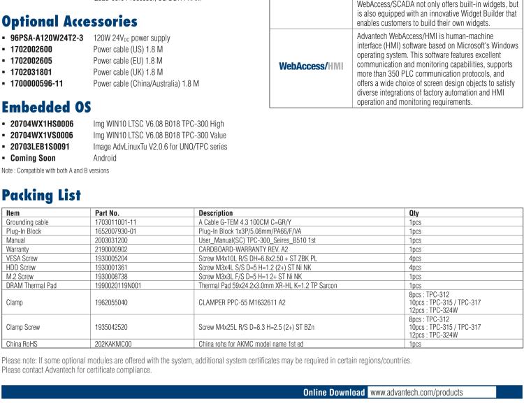 研華TPC-312 12.1" XGA TFT LED LCD工業(yè)平板電腦，搭載第八代Intel?Core?i3/ i5/ i7處理器，內(nèi)置8G DDR4 RAM